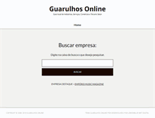 Tablet Screenshot of guarulhosonline.com